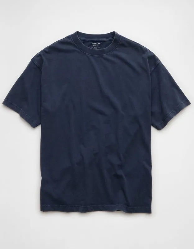 AE Boxy Fit Sueded Jersey T-Shirt