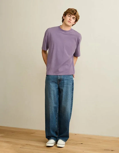 AE Boxy Fit Sueded Jersey T-Shirt