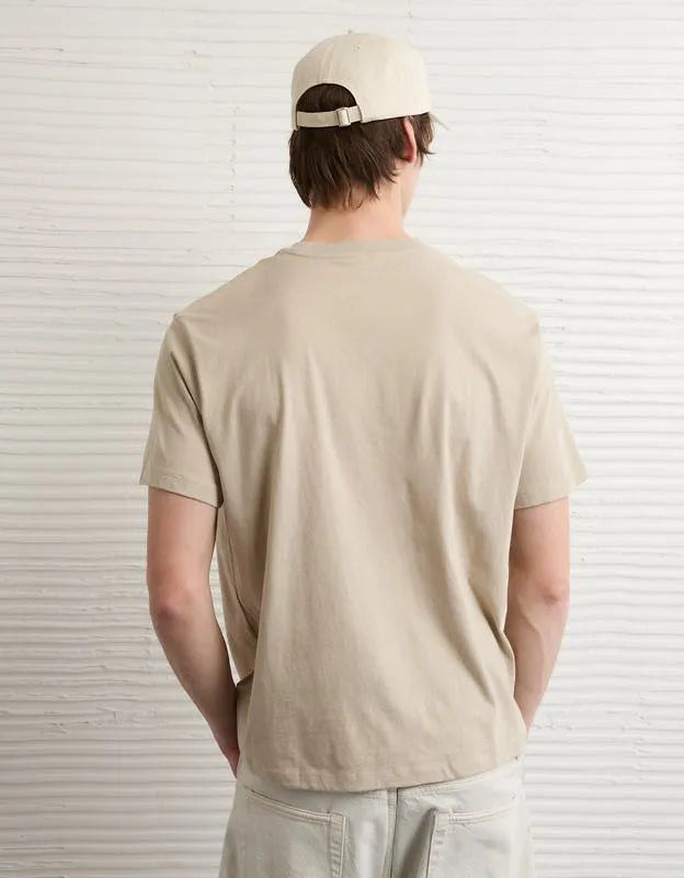 AE Standard Fit Lightweight Logo T-Shirt