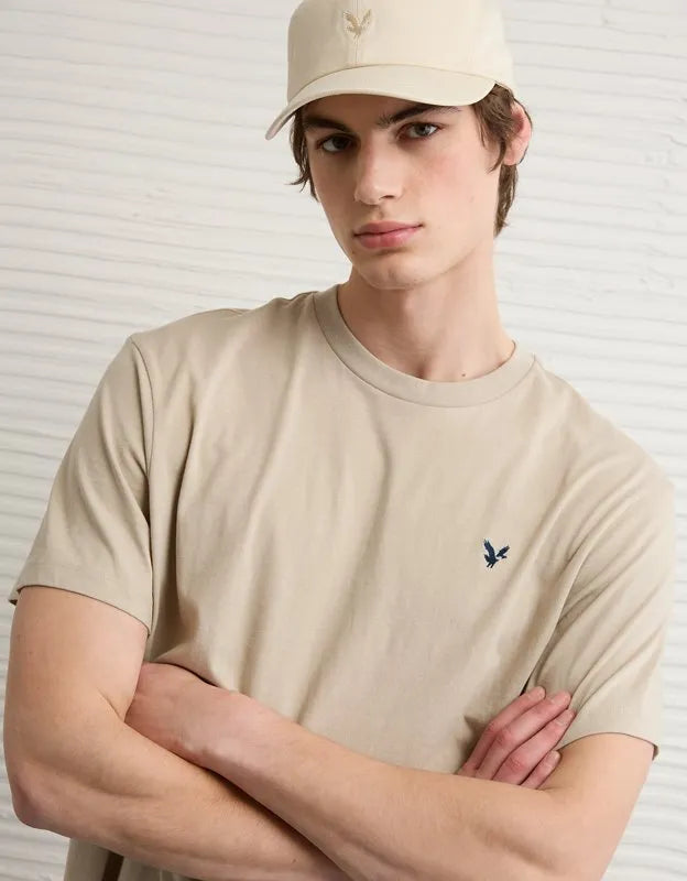 AE Standard Fit Lightweight Logo T-Shirt