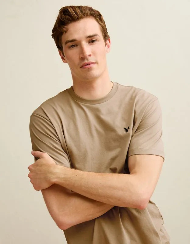 AE Standard Fit Lightweight Logo T-Shirt