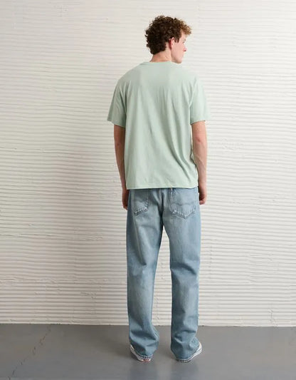 AE Standard Fit Lightweight Logo T-Shirt