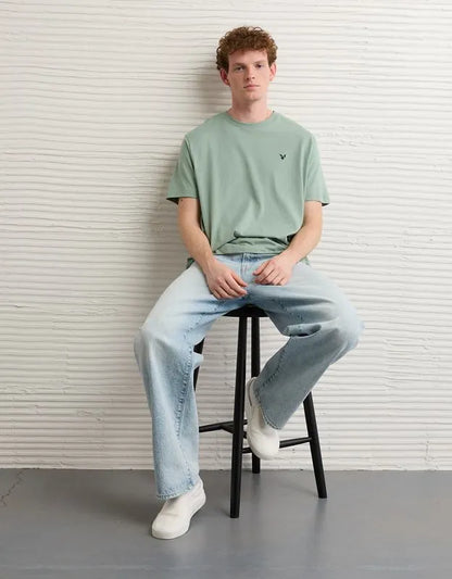 AE Standard Fit Lightweight Logo T-Shirt