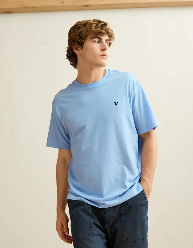 AE Standard Fit Lightweight Logo T-Shirt