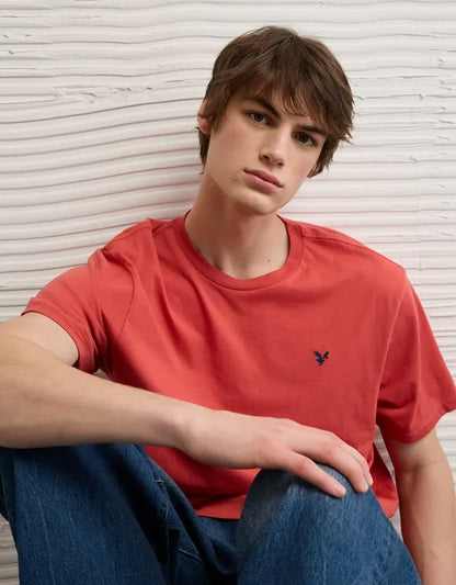 AE Standard Fit Lightweight Logo T-Shirt