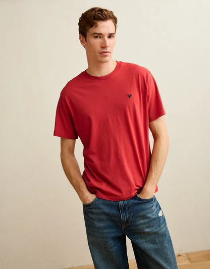 AE Standard Fit Lightweight Logo T-Shirt