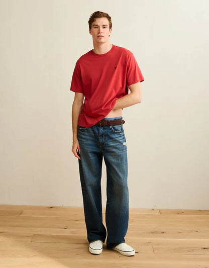 AE Standard Fit Lightweight Logo T-Shirt