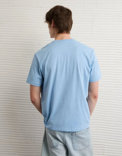 AE Standard Fit Lightweight Logo T-Shirt
