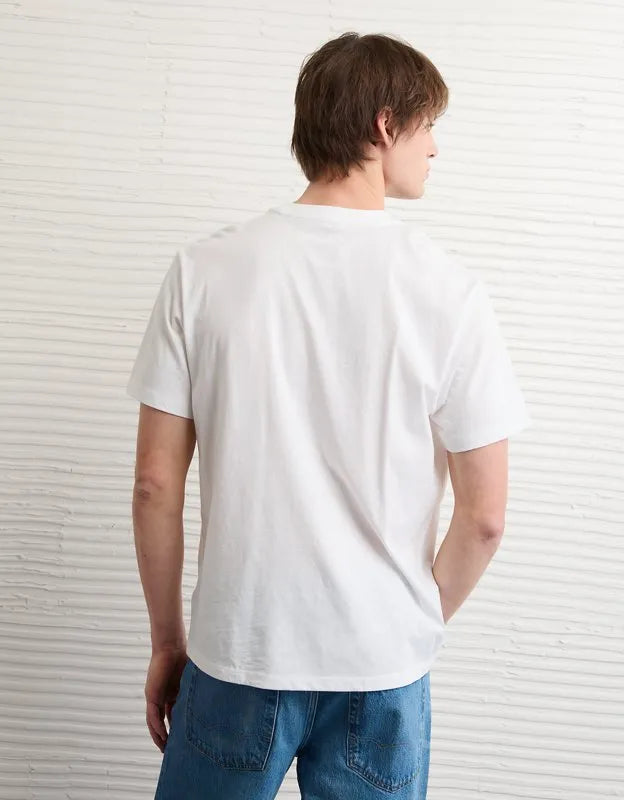 AE Standard Fit Lightweight Logo T-Shirt