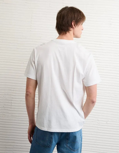 AE Standard Fit Lightweight Logo T-Shirt