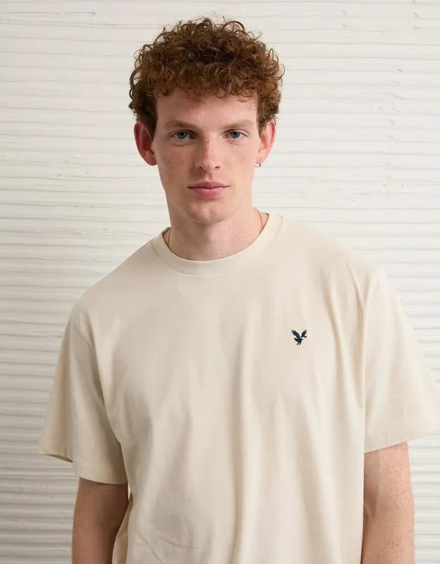 AE Standard Fit Lightweight Logo T-Shirt