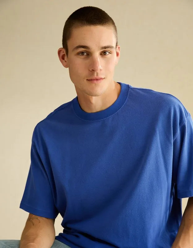 AE Boxy Fit Sueded Jersey T-Shirt