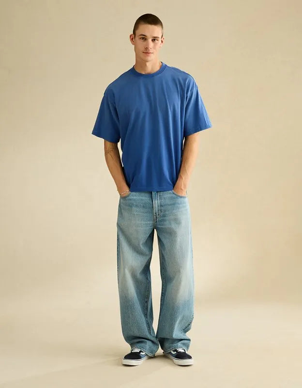AE Boxy Fit Sueded Jersey T-Shirt