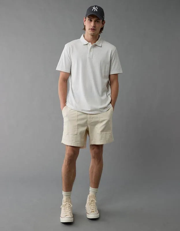 AE 24/7 Standard Fit Club Pique Polo Shirt