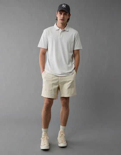 AE 24/7 Standard Fit Club Pique Polo Shirt