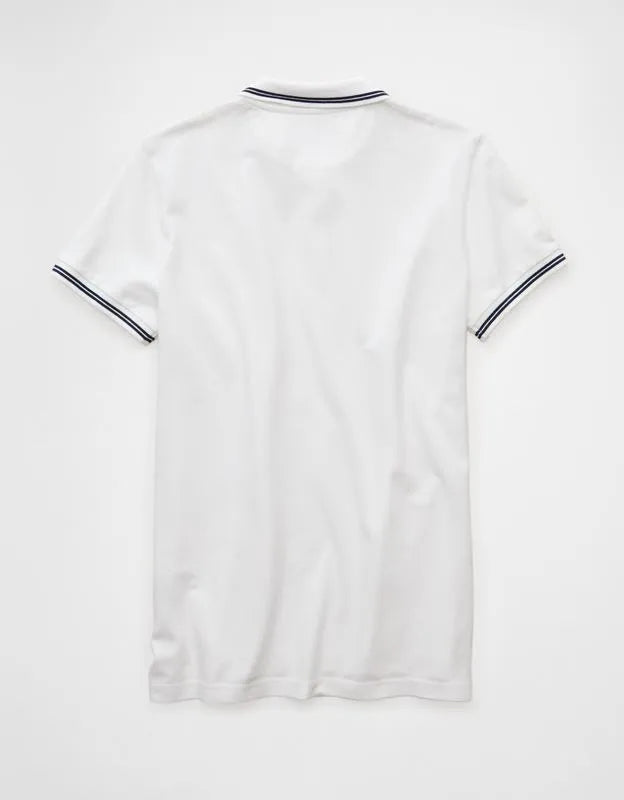 AE Lived-In Slim Fit Pique Polo Shirt