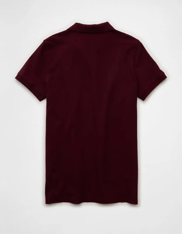 AE Lived-In Slim Fit Pique Polo Shirt