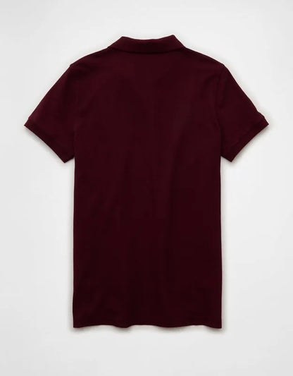 AE Lived-In Slim Fit Pique Polo Shirt