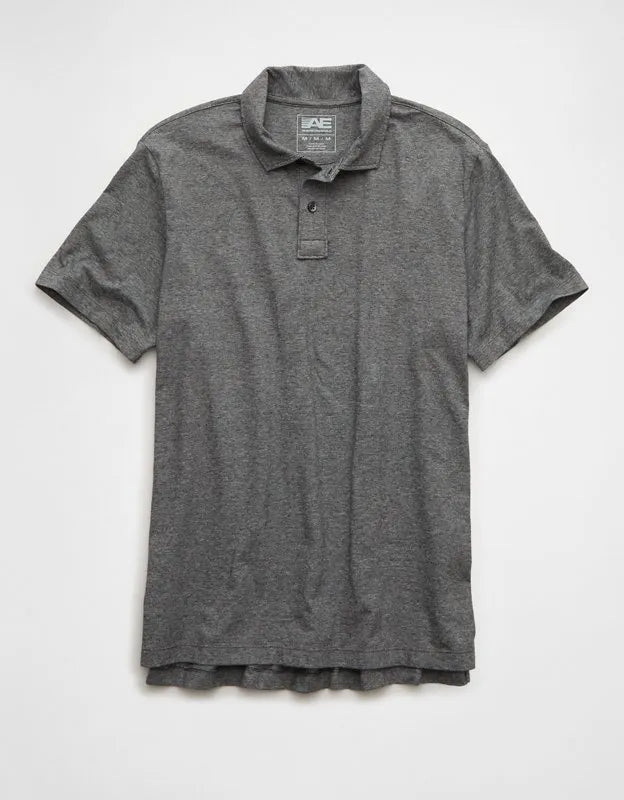 AE 24/7 Standard Fit Club Pique Polo Shirt