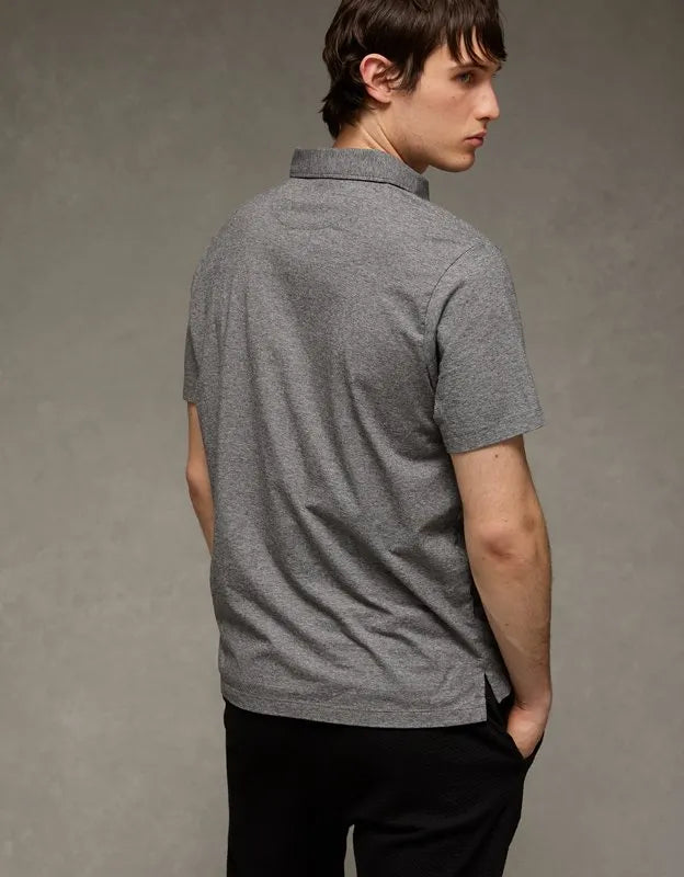 AE 24/7 Standard Fit Club Pique Polo Shirt