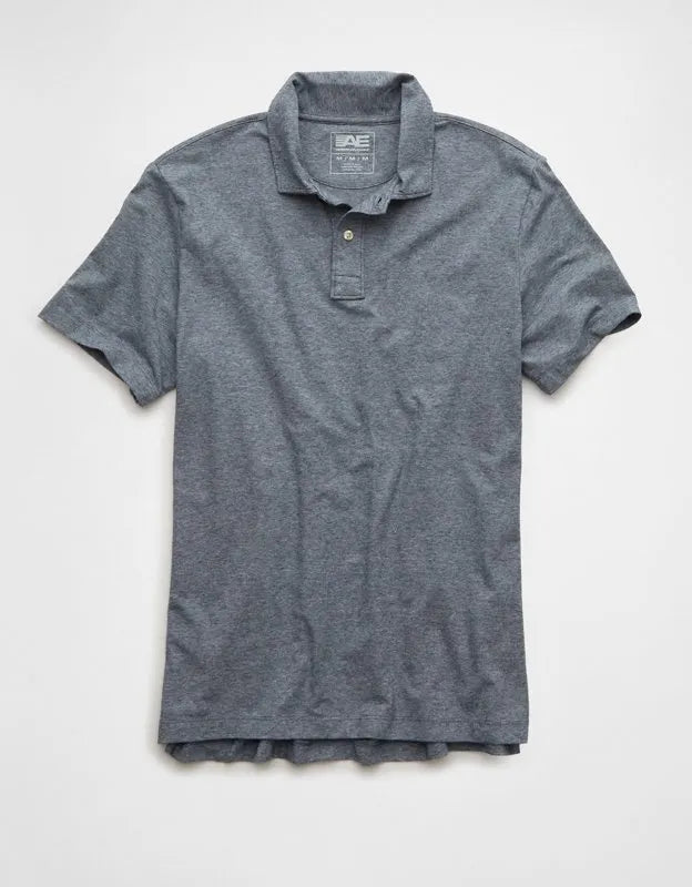 AE 24/7 Standard Fit Club Pique Polo Shirt