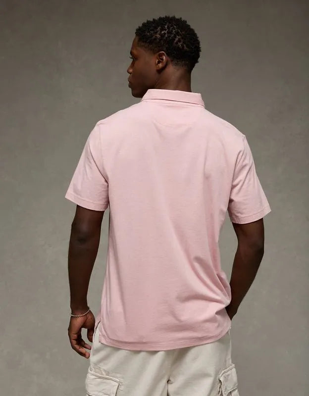 AE 24/7 Standard Fit Club Pique Polo Shirt