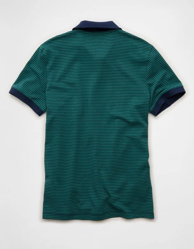 AE 24/7 Standard Fit Club Pique Polo Shirt