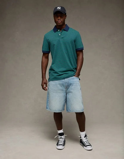 AE 24/7 Standard Fit Club Pique Polo Shirt