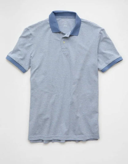 AE 24/7 Standard Fit Club Pique Polo Shirt