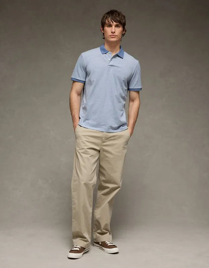 AE 24/7 Standard Fit Club Pique Polo Shirt