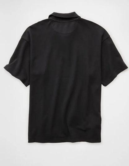 AE Boxy Fit Pique Polo Shirt