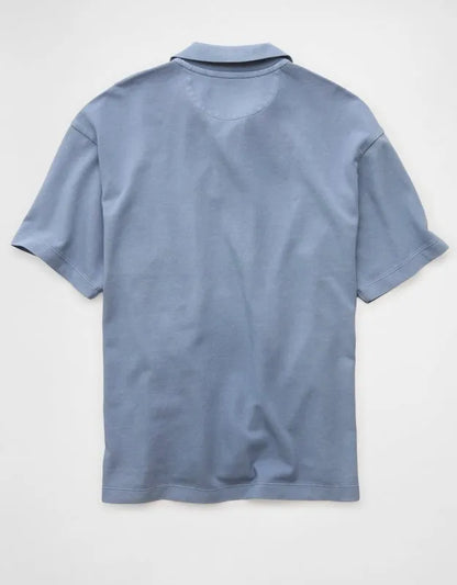 AE Boxy Fit Pique Polo Shirt