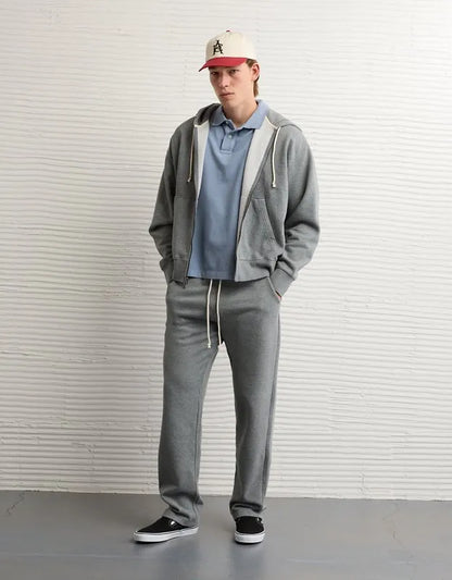 AE Boxy Fit Pique Polo Shirt