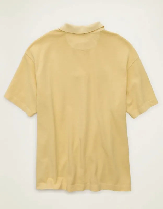 AE Boxy Fit Pique Polo Shirt