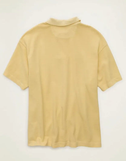 AE Boxy Fit Pique Polo Shirt