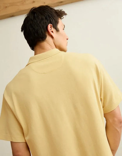 AE Boxy Fit Pique Polo Shirt