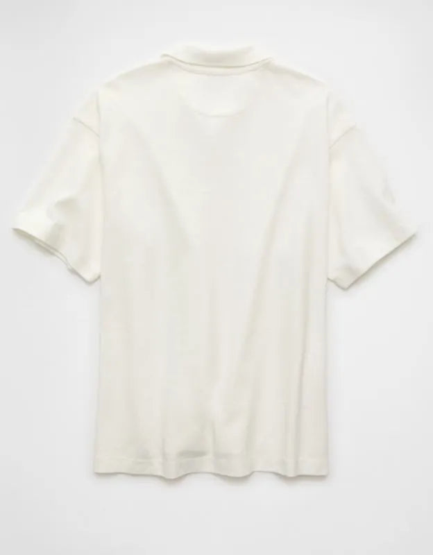 AE Boxy Fit Pique Polo Shirt
