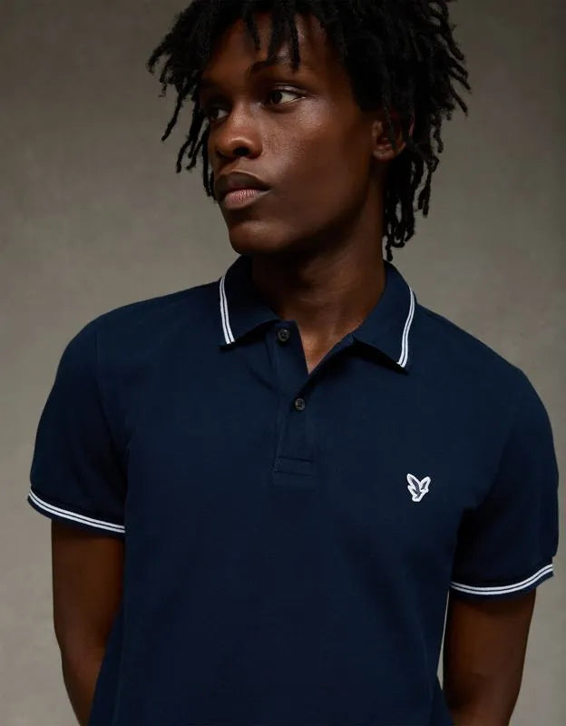 AE Slim Fit Logo Pique Polo Shirt