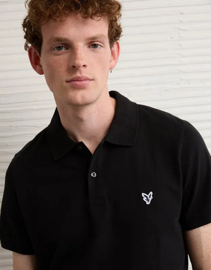 AE Slim Fit Logo Pique Polo Shirt