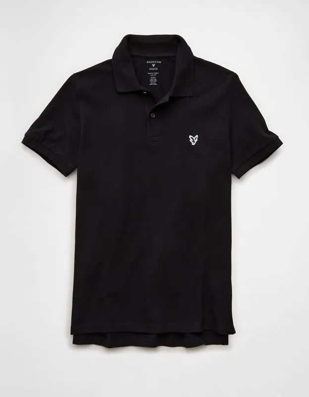 AE Slim Fit Logo Pique Polo Shirt