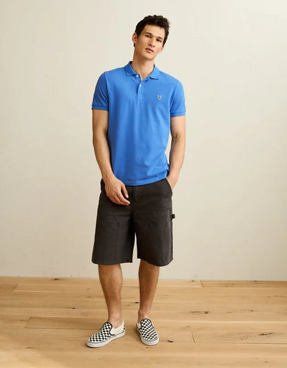AE Slim Fit Logo Pique Polo Shirt