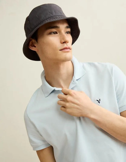AE Slim Fit Logo Pique Polo Shirt