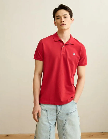 AE Slim Fit Logo Pique Polo Shirt