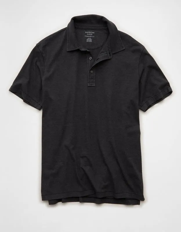 AE Standard Fit Lightweight Polo Shirt