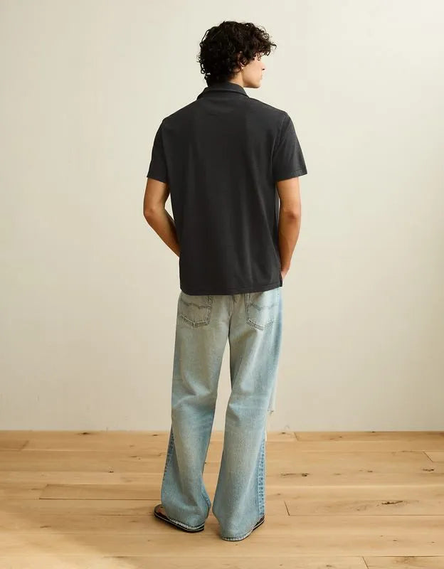 AE Standard Fit Lightweight Polo Shirt