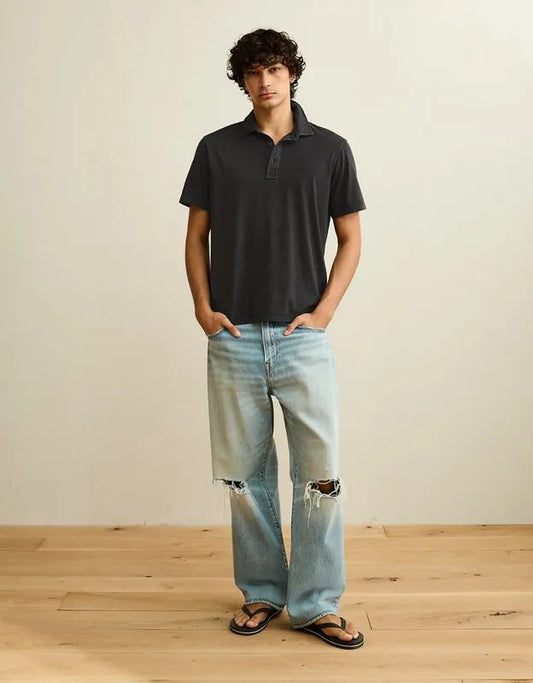 AE Standard Fit Lightweight Polo Shirt