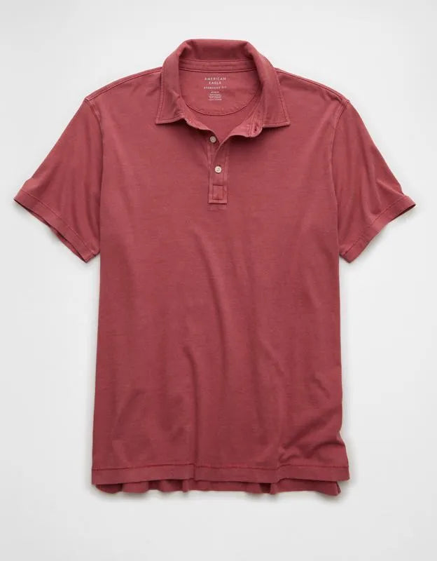 AE Standard Fit Lightweight Polo Shirt