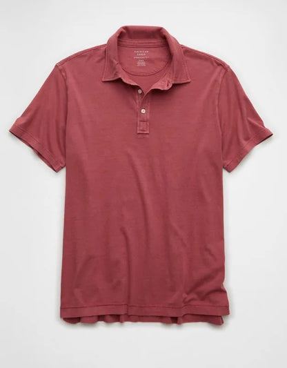 AE Standard Fit Lightweight Polo Shirt