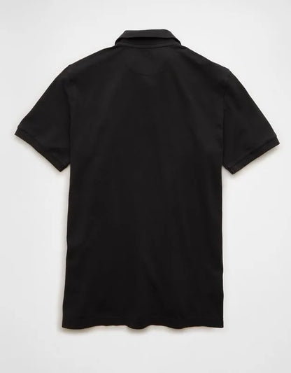 AE Standard Fit Lived-In Pique Polo Shirt
