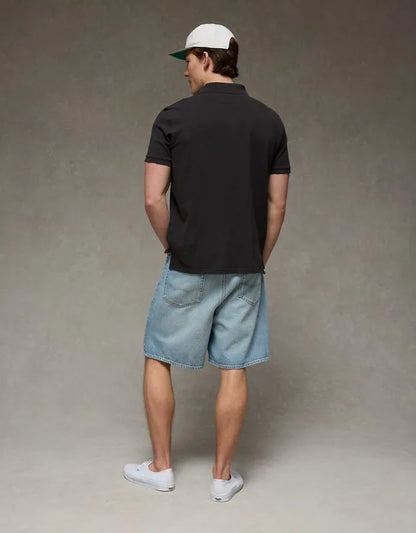 AE Standard Fit Lived-In Pique Polo Shirt